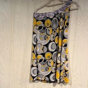 𝅺RHAPSADY off the shoulder dress with sequins size medium